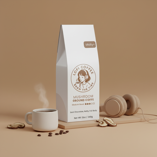 Vitality+ Mushroom Coffee (Medium Roast)