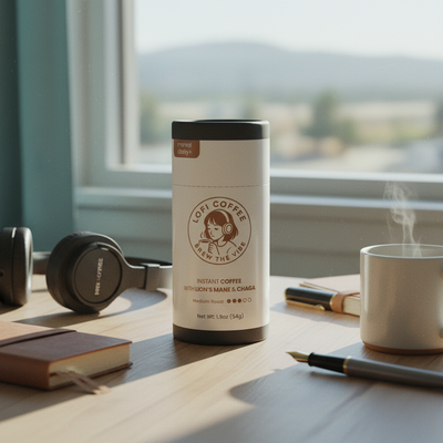 Mental Clarity+ Mushroom Fuse Instant Coffee (Medium Roast)