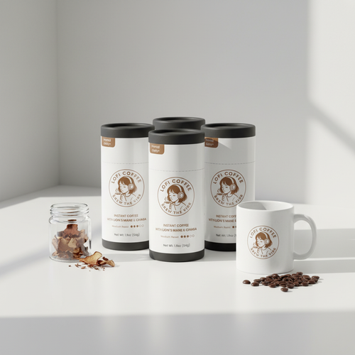 Mental Clarity+ Mushroom Fuse Instant Coffee (Medium Roast)